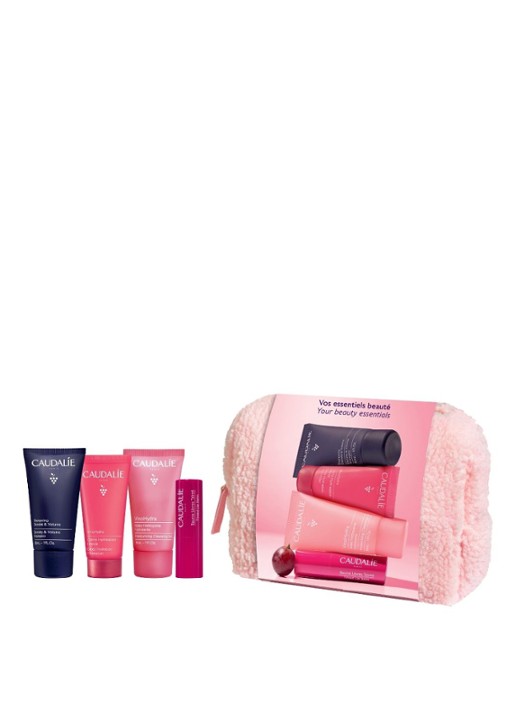 Caudalie Winter Pouch - verzorgingsset - voorkant undefined