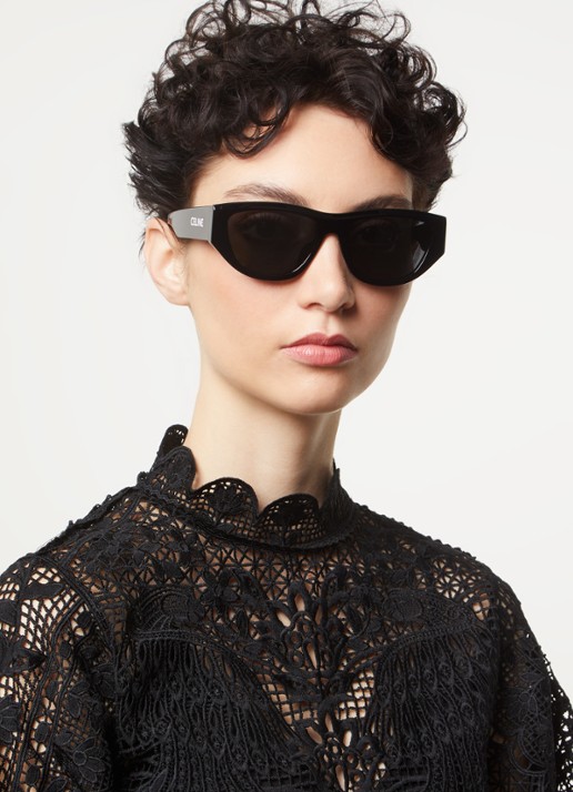 Celine Cat Eye zonnebril CL000454 - voorkant 2 zwart