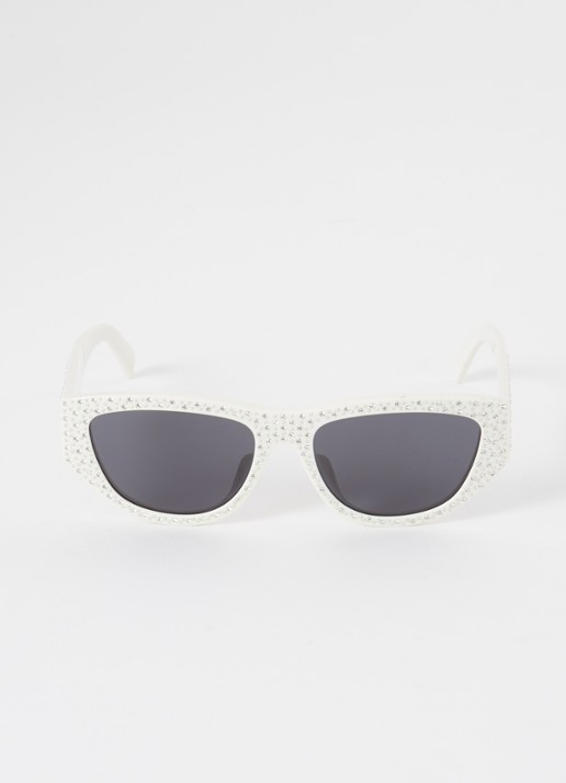 Celine Cat Eye zonnebril CL000458 - detail 3 gebroken wit