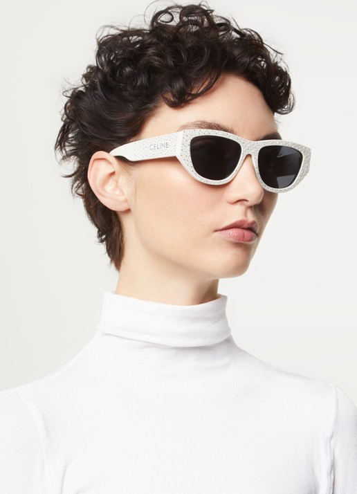 Celine Cat Eye zonnebril CL000458 - voorkant 2 gebroken wit