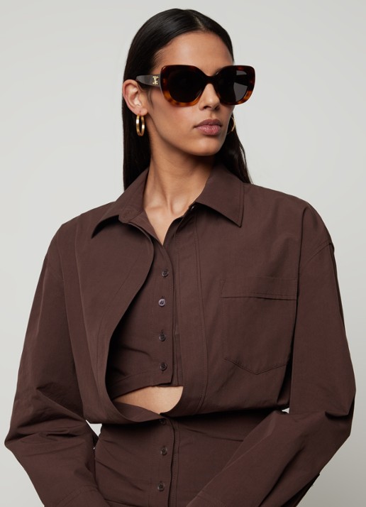 Celine Celine *CL000366 CL40226U TRT - voorkant 2 donkerbruin