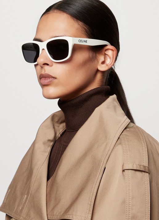 Celine Wayfarer zonnebril CL40249U - voorkant 2 wit