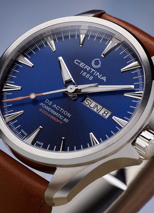 Certina Horloge DS Action Day-Date C0324301604100 - detail 3 bruin