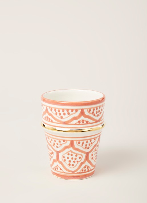 Chabi Chic Beldi mok 35 cl - voorkant 2 steenrood