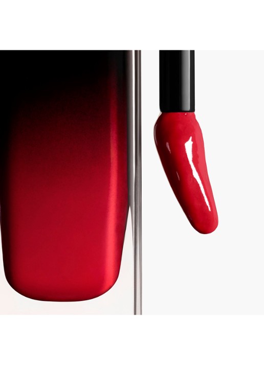 CHANEL DE UITERST LANGHOUDENDE GLANZENDE VLOEIBARE LIPPENSTIFT - achterkant 73 invincible 