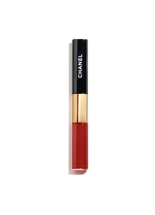 CHANEL LANGHOUDEND LIPPENDUO - voorkant 2 49 ever red