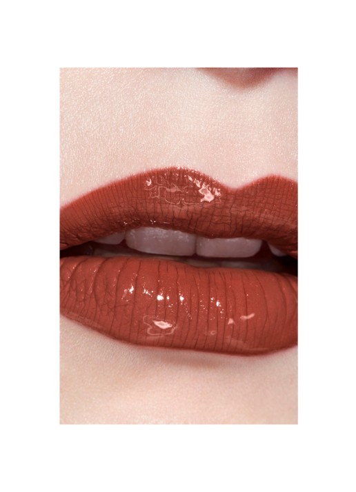 CHANEL LANGHOUDEND LIPPENDUO - detail 6 196 red brown