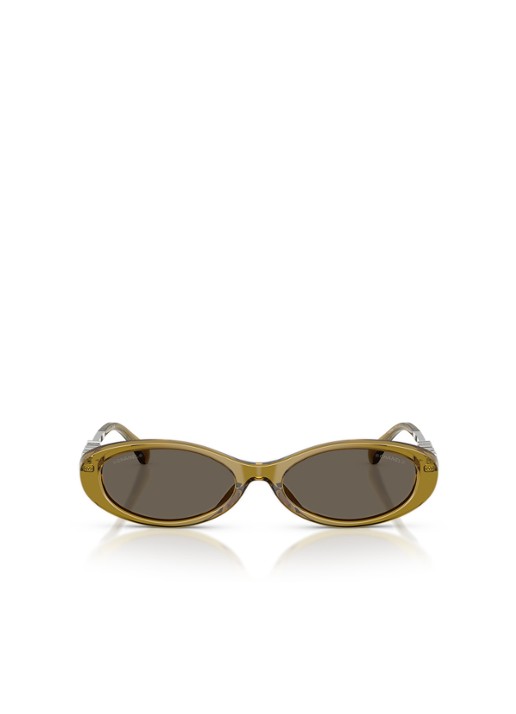 CHANEL OVALE ZONNEBRIL - detail 3 bruin
