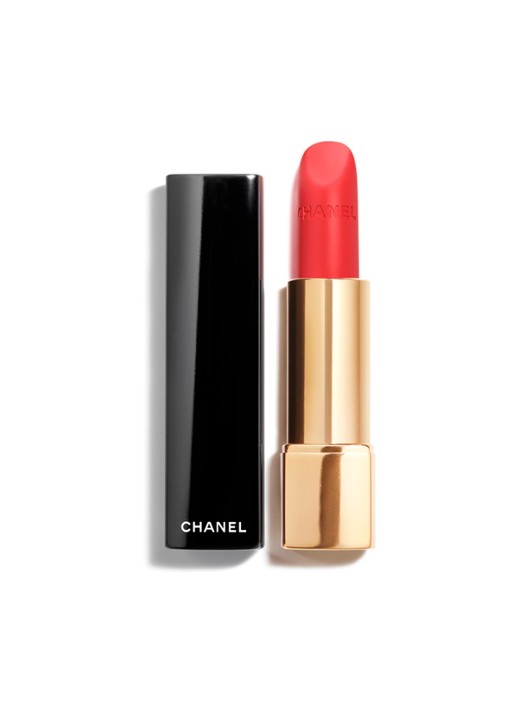 CHANEL STRALENDE FLUWEELACHTIGE LIPPENSTIFT - voorkant 47 flamboyante 