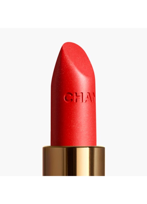 CHANEL STRALENDE FLUWEELACHTIGE LIPPENSTIFT - achterkant 48 ardente 