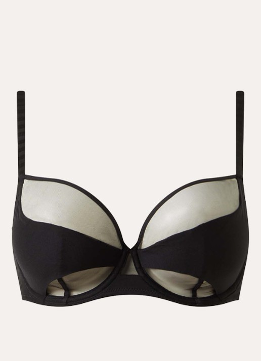 Chantelle Beugel bh van mesh - voorkant 4 zwart