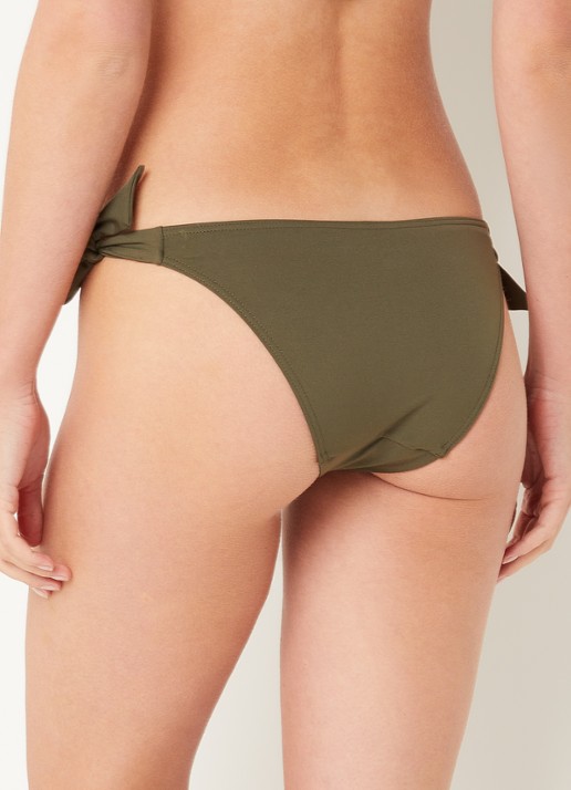 Chantelle Bikinislip met gestrikt detail - achterkant bronsgroen
