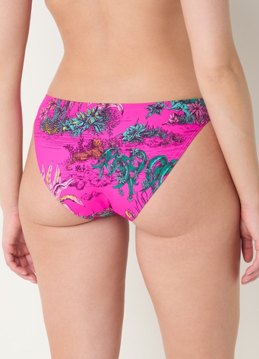 Chantelle Bikinislip met print - achterkant 5 fuchsia
