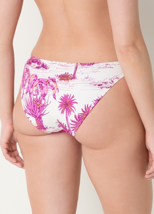 Chantelle Bikinislip met print - achterkant 5 gebroken wit