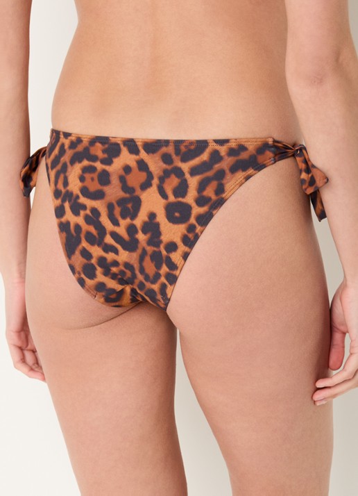 Chantelle Bikinislip met print - achterkant 3 bruin