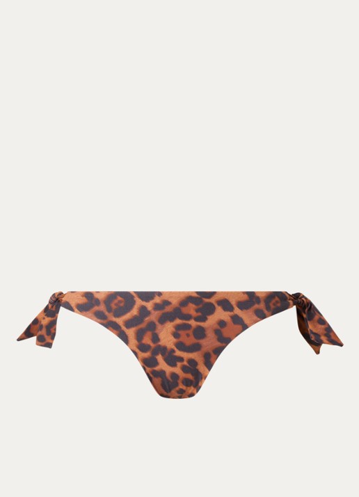 Chantelle Bikinislip met print - voorkant bruin