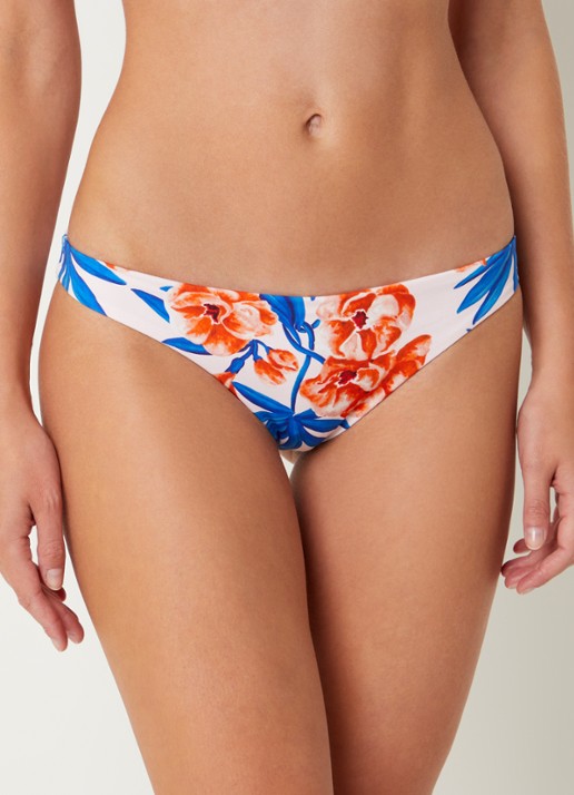 Chantelle Bikinislip met print - voorkant 2 kobaltblauw