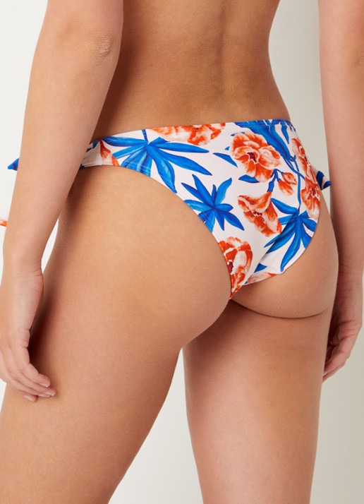 Chantelle Bikinislip met print - achterkant 3 royalblauw
