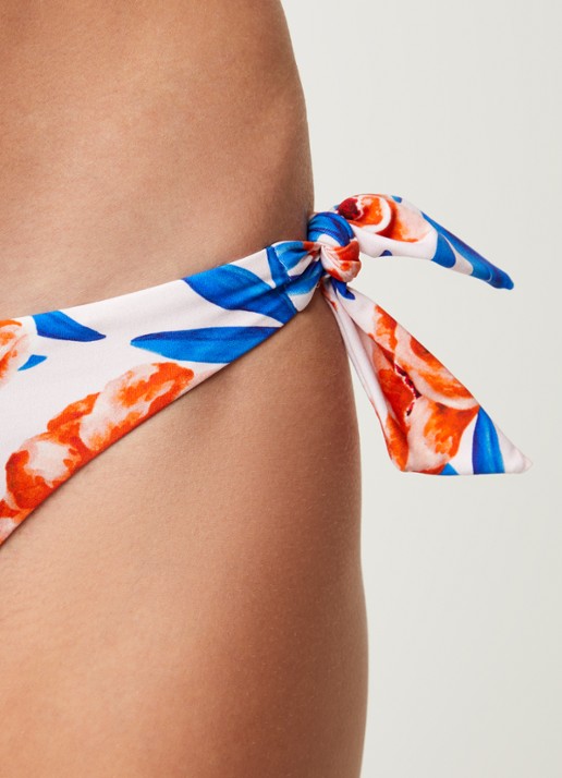 Chantelle Bikinislip met print - detail 2 royalblauw