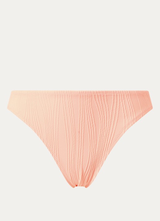 Chantelle Bikinislip met structuur - voorkant 2 abrikoos