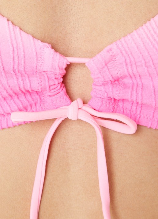 Chantelle Bikinitop met uitneembare vulling en structuur - detail 2 roze