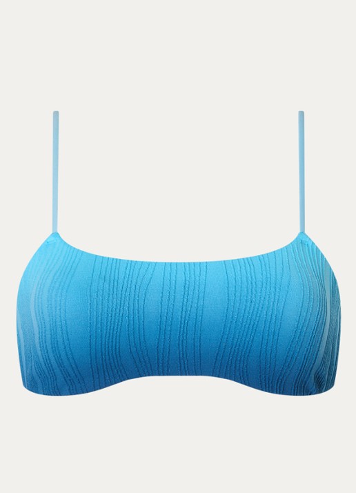 Chantelle Bikinitop met uitneembare vulling - voorkant blauw