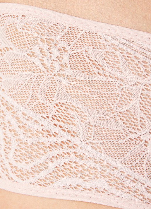 Chantelle Floral Touch shorty met kant - detail 5 oudroze