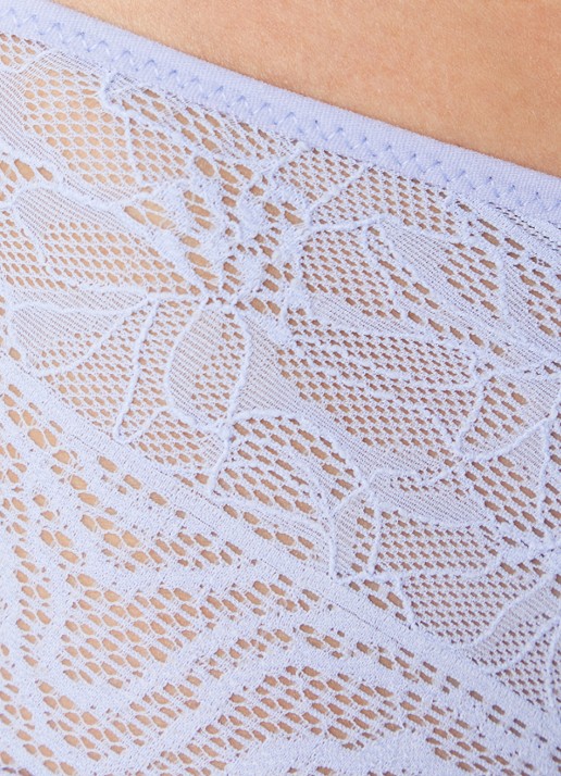Chantelle Floral Touch shorty met kant - detail 3 lavendel