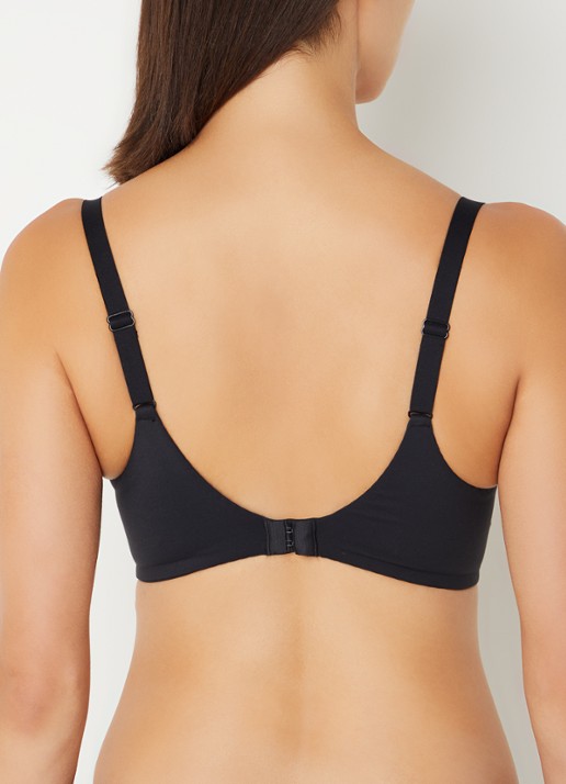 Chantelle Floral Touch voorgevormde bh met overlay van kant - achterkant 5 zwart
