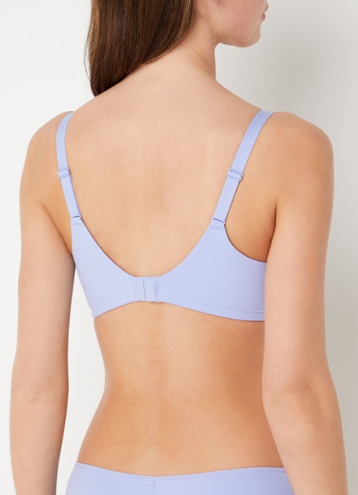 Chantelle Floral Touch voorgevormde bh met overlay van kant - achterkant lila