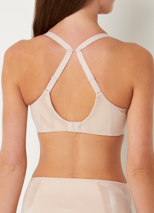 Chantelle Glaze beugel bh met overlay van mesh - detail 5 oudroze