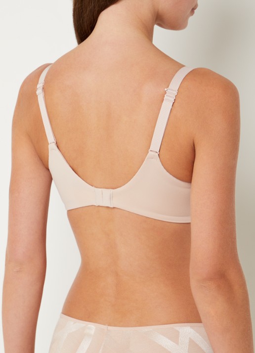 Chantelle Glaze voorgevormde beugel bh met grafische print - achterkant 6 oudroze