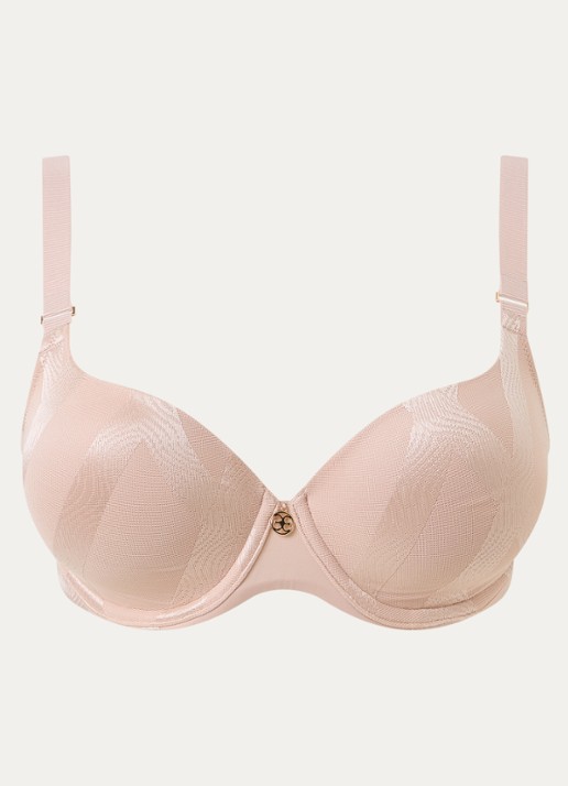 Chantelle Glaze voorgevormde beugel bh met grafische print - voorkant 4 oudroze