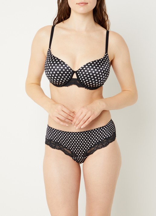 Chantelle Gloss voorgevormde T-shirt bh met stippenprint