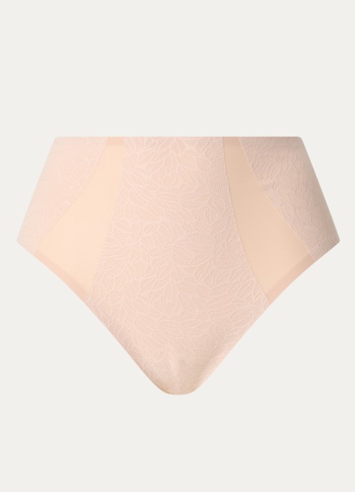 Chantelle High waisted naadloze slip - voorkant 3 beige