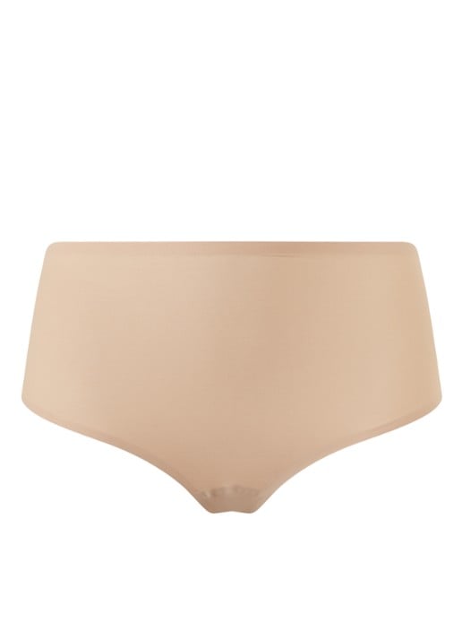 Chantelle High waisted naadloze string - voorkant 2 beige