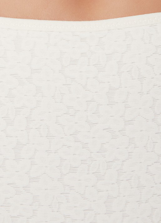 Chantelle High waisted slip met kant - detail 3 gebroken wit