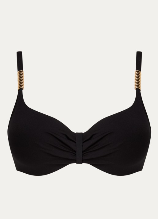 Chantelle Icon bikinitop met beugel - voorkant 4 zwart