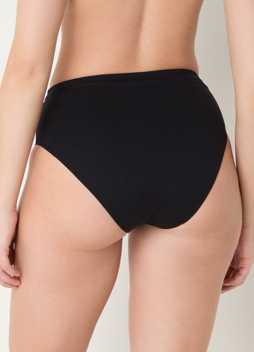 Chantelle Icon high waisted bikinislip - achterkant 5 zwart