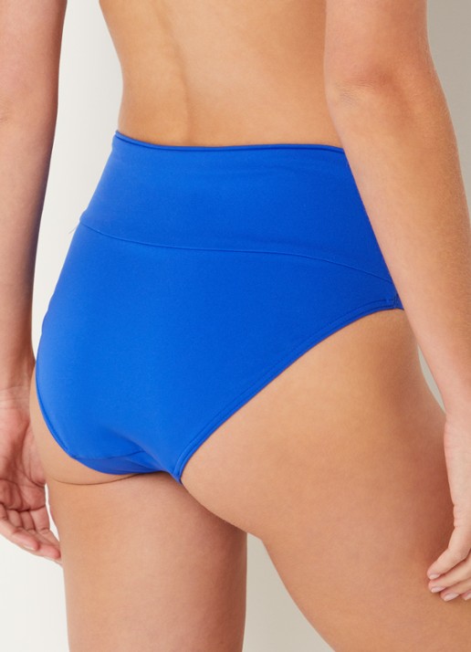 Chantelle Icon high waisted bikinislip - achterkant 2 kobaltblauw