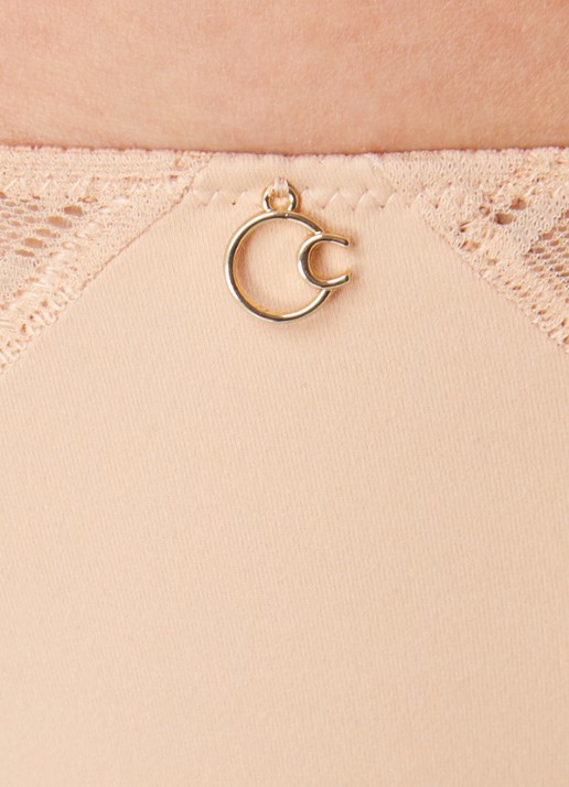 Chantelle Impression slip met kant - detail 2 creme