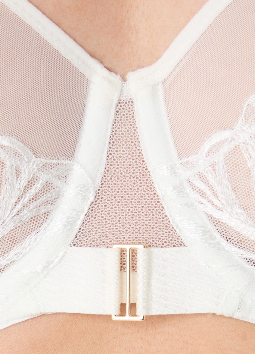 Chantelle Legend beugel bh van mesh - detail 5 gebroken wit