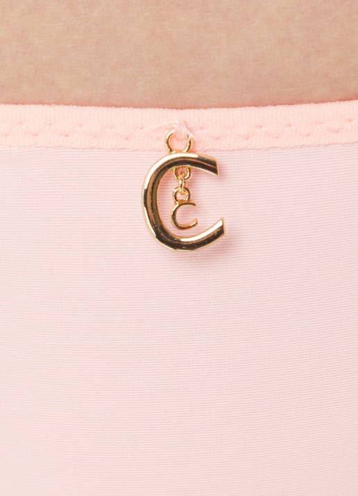 Chantelle Li slip van kant - detail 3 zalmroze
