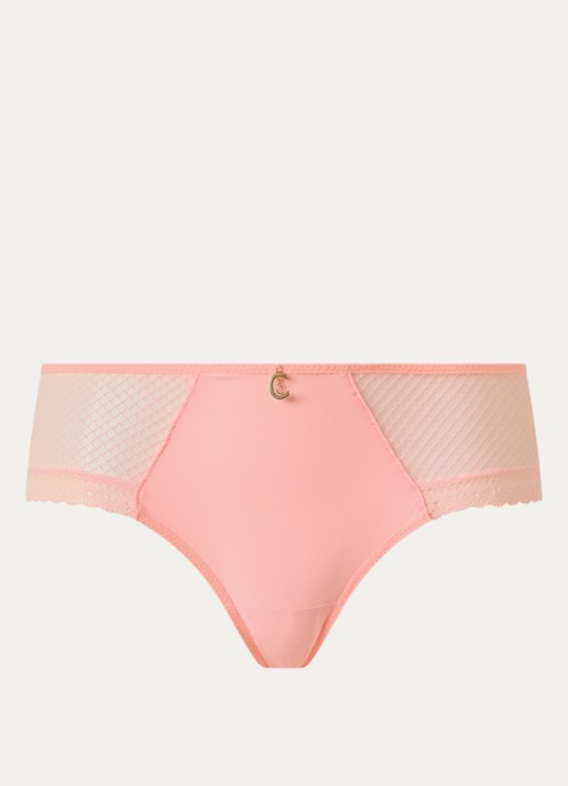Chantelle Li slip van kant - voorkant 4 zalmroze