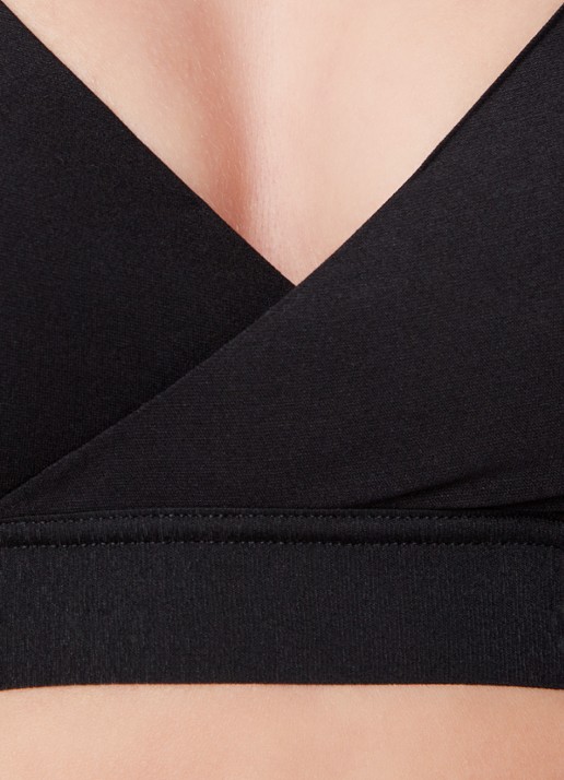 Chantelle Maternity naadloze voedings bralette  - detail zwart
