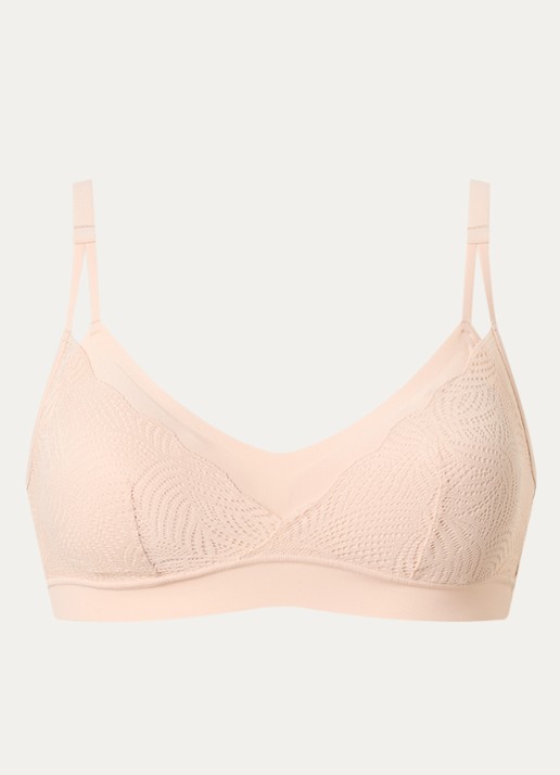 Chantelle Naadloze bralette met uitneembare vulling - voorkant 3 beige
