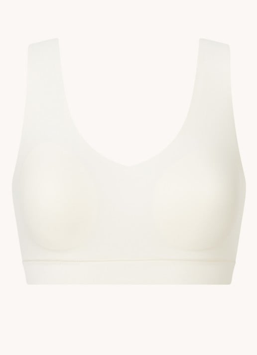 Chantelle Naadloze bralette met vulling - voorkant gebroken wit