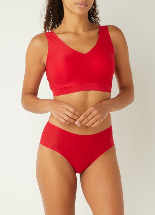 Chantelle Naadloze bralette met vulling - voorkant 3 rood