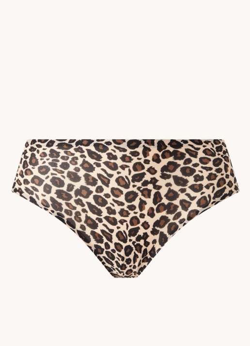 Chantelle Naadloze hipster met panterprint - voorkant 3 beige