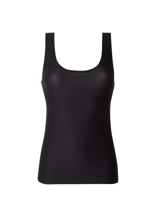 Chantelle Naadloze tanktop - voorkant zwart
